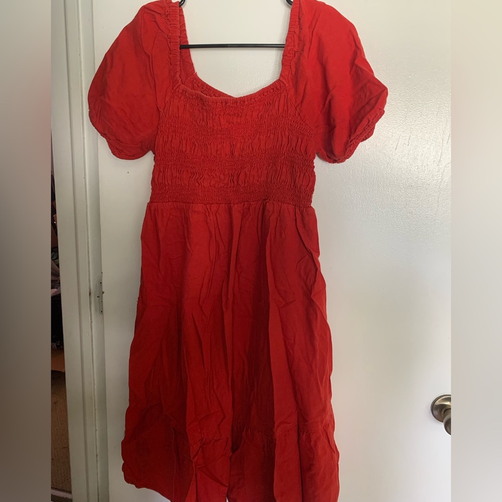 Red Maternity Dress